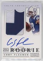 Rookie Signature Materials - Coby Fleener #/99