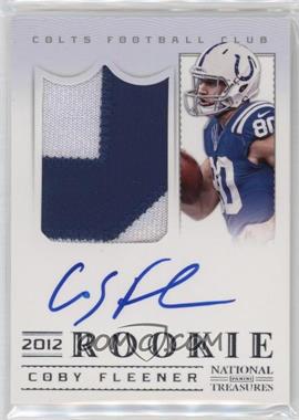 2012 Panini National Treasures - [Base] #321 - Rookie Signature Materials - Coby Fleener /99