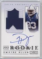 Rookie Signature Materials - Dwayne Allen #/99