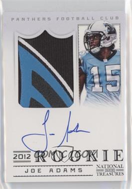 2012 Panini National Treasures - [Base] #328 - Rookie Signature Materials - Joe Adams /99