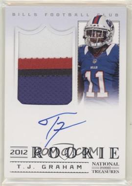 2012 Panini National Treasures - [Base] #331 - Rookie Signature Materials - T.J. Graham /99