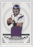 Christian Ponder [Noted] #/99