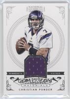 Christian Ponder #/99