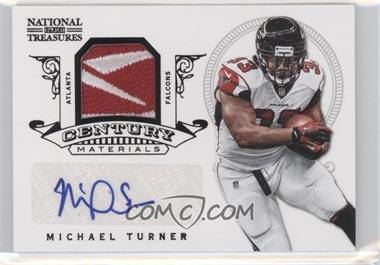 2012 Panini National Treasures - Century Signature Materials - NFL Brand Logos #42 - Michael Turner /1