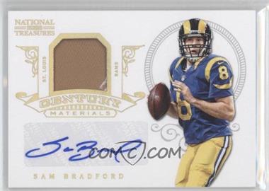 2012 Panini National Treasures - Century Signature Materials - Prime #36 - Sam Bradford /15