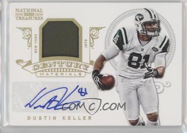 2012 Panini National Treasures - Century Signature Materials - Prime #52 - Dustin Keller /15