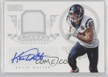 2012 Panini National Treasures - Century Signature Materials #72 - Kevin Walter /25