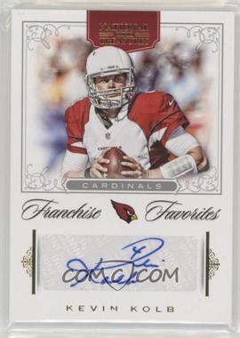 2012 Panini National Treasures - Franchise Favorites Signatures #1 - Kevin Kolb /25