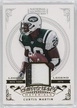 2012 Panini National Treasures - Legend Century Materials - Prime #12 - Curtis Martin /49