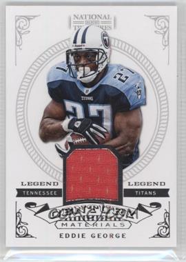 2012 Panini National Treasures - Legend Century Materials #22 - Eddie George /99