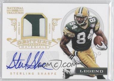 2012 Panini National Treasures - Legend Century Signature Materials - Prime #94 - Sterling Sharpe /13