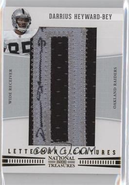 2012 Panini National Treasures - Letterman Signatures #19 - Darrius Heyward-Bey /10