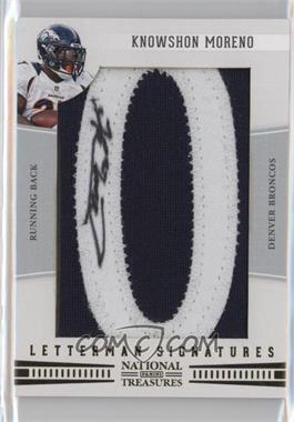 2012 Panini National Treasures - Letterman Signatures #8 - Knowshon Moreno /6