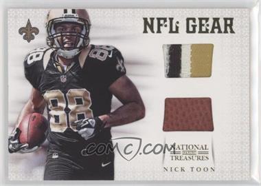 2012 Panini National Treasures - NFL Gear - Dual Materials Prime #20 - Nick Toon /49 [Good to VG‑EX]
