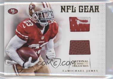 2012 Panini National Treasures - NFL Gear - Dual Materials Prime #4 - LaMichael James /49