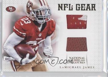 2012 Panini National Treasures - NFL Gear - Dual Materials Prime #4 - LaMichael James /49