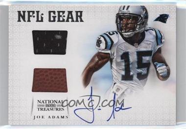 2012 Panini National Treasures - NFL Gear - Dual Materials Signatures #15 - Joe Adams /49