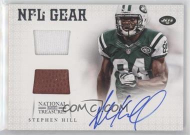 2012 Panini National Treasures - NFL Gear - Dual Materials Signatures #17 - Stephen Hill /49