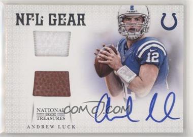 2012 Panini National Treasures - NFL Gear - Dual Materials Signatures #24 - Andrew Luck /49
