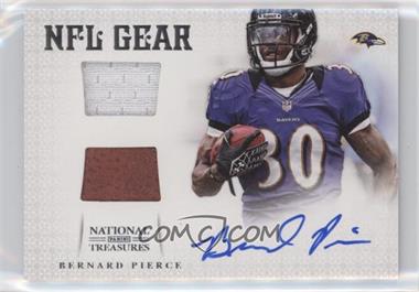 2012 Panini National Treasures - NFL Gear - Dual Materials Signatures #29 - Bernard Pierce /49