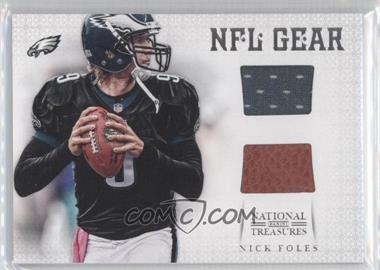 2012 Panini National Treasures - NFL Gear - Dual Materials #19 - Nick Foles /75