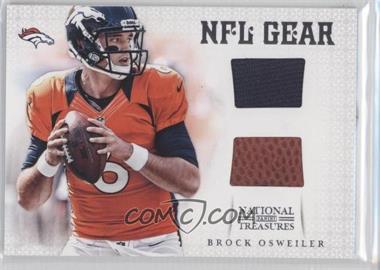 2012 Panini National Treasures - NFL Gear - Dual Materials #33 - Brock Osweiler /75