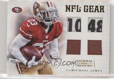 2012 Panini National Treasures - NFL Gear - Quad Materials Prime #4 - LaMichael James /15
