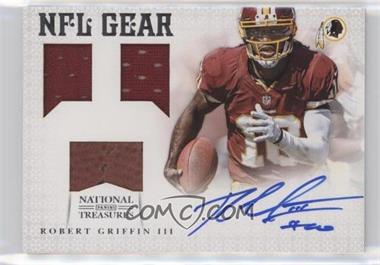 2012 Panini National Treasures - NFL Gear - Trio Materials Signatures #11 - Robert Griffin III /25