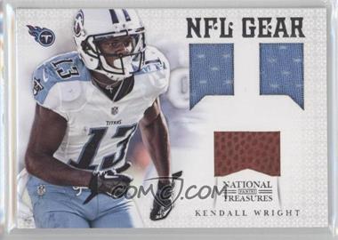 2012 Panini National Treasures - NFL Gear - Trio Materials #28 - Kendall Wright /49