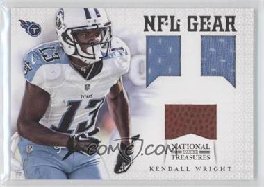 2012 Panini National Treasures - NFL Gear - Trio Materials #28 - Kendall Wright /49