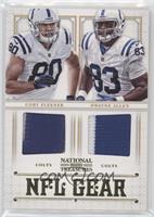 Coby Fleener, Dwayne Allen #/49