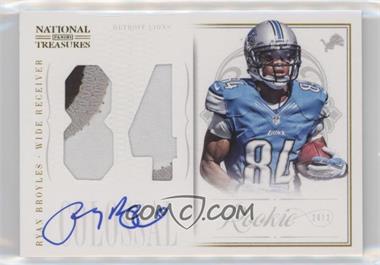 2012 Panini National Treasures - Rookie Colossal - Jersey Number Signatures Prime #21 - Ryan Broyles /25