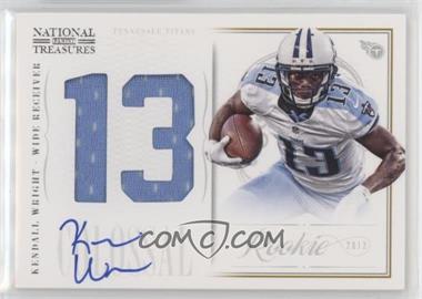 2012 Panini National Treasures - Rookie Colossal - Jersey Number Signatures #22 - Kendall Wright /50