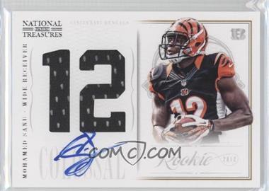 2012 Panini National Treasures - Rookie Colossal - Jersey Number Signatures #24 - Mohamed Sanu /50