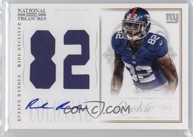 2012 Panini National Treasures - Rookie Colossal - Jersey Number Signatures #8 - Rueben Randle /50