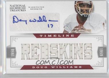 2012 Panini National Treasures - Timeline Signature Materials - Team Nicknames #11 - Doug Williams /10