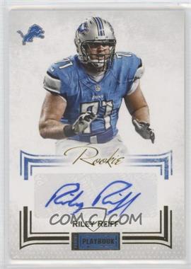 2012 Panini Playbook - [Base] - Gold #156 - Rookie Signatures - Riley Reiff /49