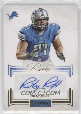 2012 Panini Playbook - [Base] - Gold #156 - Rookie Signatures - Riley Reiff /49