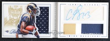 2012 Panini Playbook - [Base] - Gold #183 - Rookie Booklet - Chris Givens /49