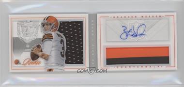 2012 Panini Playbook - [Base] #180 - Rookie Booklet - Brandon Weeden /149