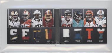 2012 Panini Playbook - Playbook Materials - Prime #14 - Anthony Fasano, Antonio Gates, Fred Davis, Jermaine Gresham, Jimmy Graham, Marcedes Lewis, Tony Gonzalez, Vernon Davis /49