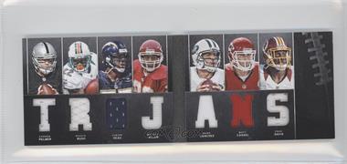 2012 Panini Playbook - Playbook Materials #24 - Carson Palmer, Fred Davis, Junior Seau, Marcus Allen, Mark Sanchez, Matt Cassel, Reggie Bush /99