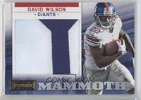 David Wilson #/49