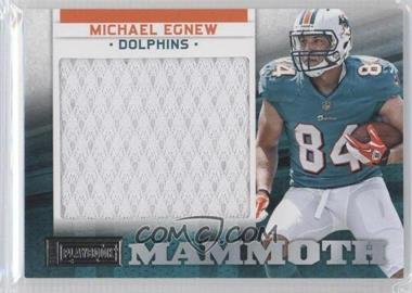 2012 Panini Playbook - Rookie Mammoth Materials #21 - Michael Egnew /75