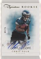 Rookie Signature - Chris Polk #/25