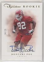 Rookie Signature - Dontari Poe #/25