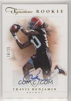 Rookie Signature - Travis Benjamin #/25