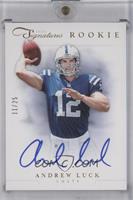 Rookie Signature - Andrew Luck #/25
