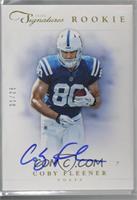 Rookie Signature - Coby Fleener [Noted] #/25