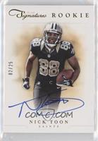 Rookie Signature - Nick Toon #/25